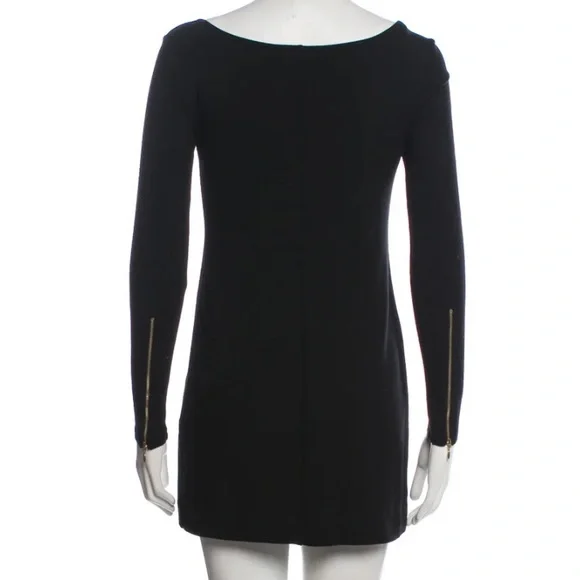Theory Black Mini Dress. - Picture 2 of 8